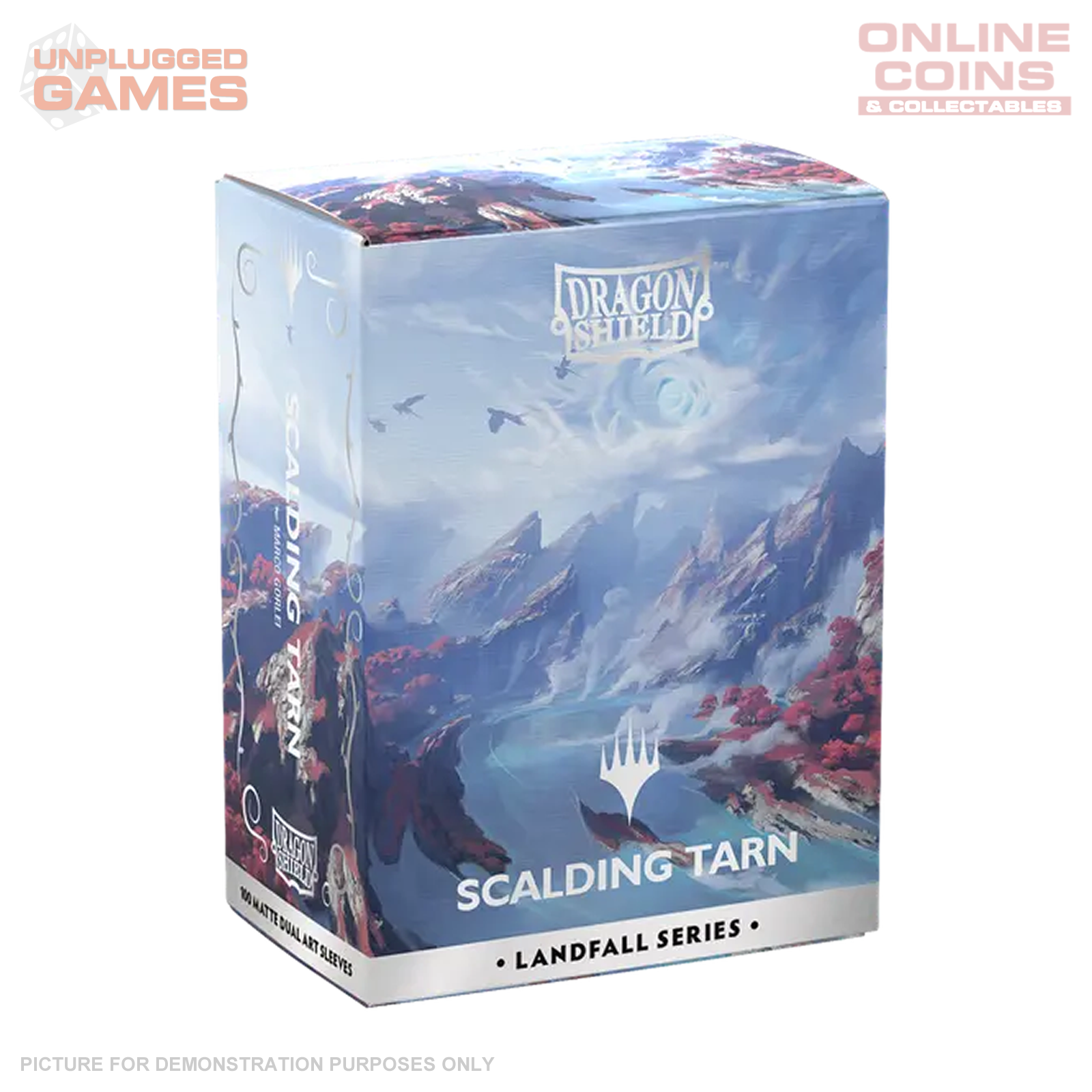 Dragon Shield Sleeves – Matte Dual Art – MTG Landfall Series Scalding Tarn